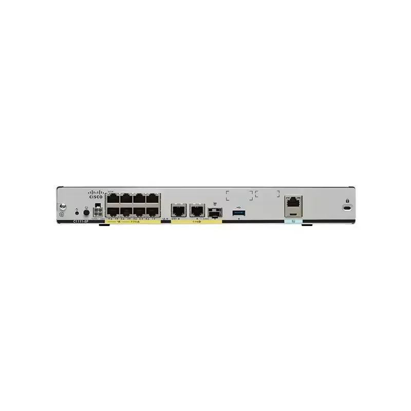 

CISCO router C1111-8P Router ISR1100 Series 8 Ports Dual GE WAN Ethernet Router