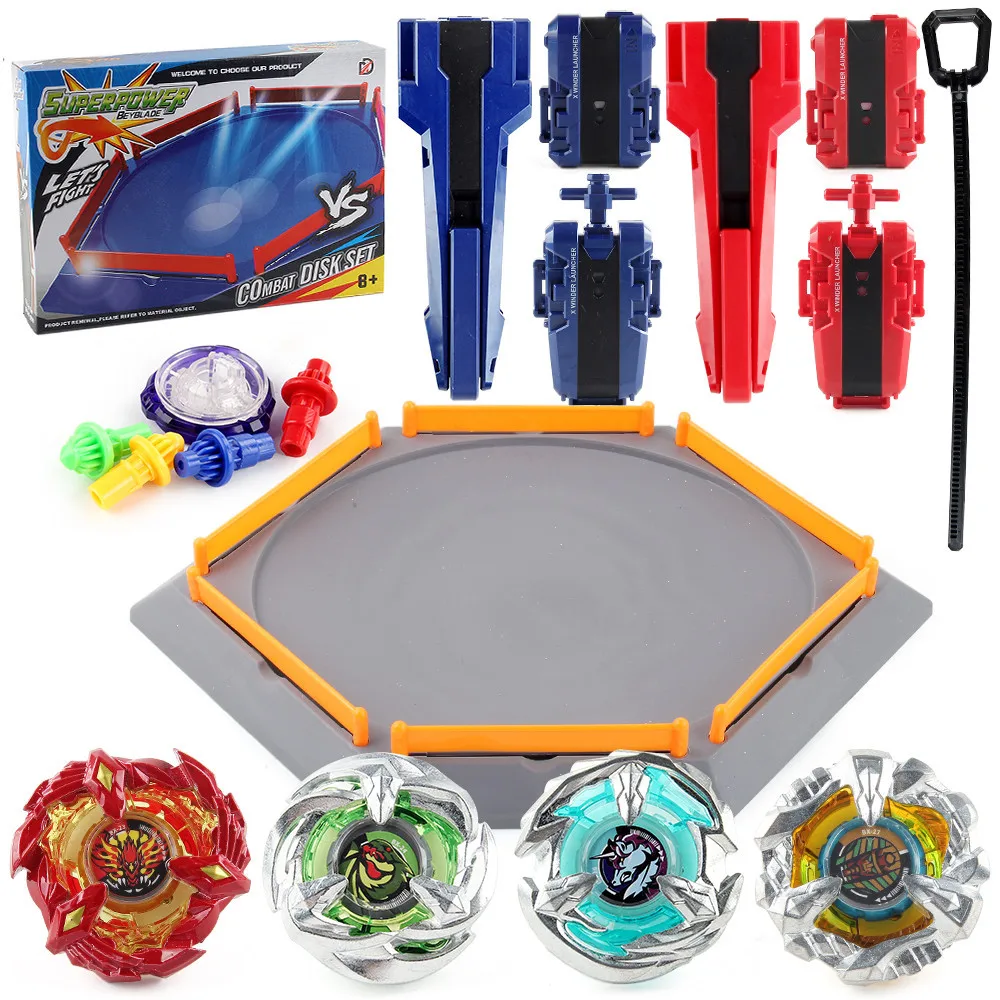 XD168-16(B05-AB) Bey X 4PCS BX-23 24 26 27 BX Series with Launchers Grip Stadium Set Toys for Children Gift