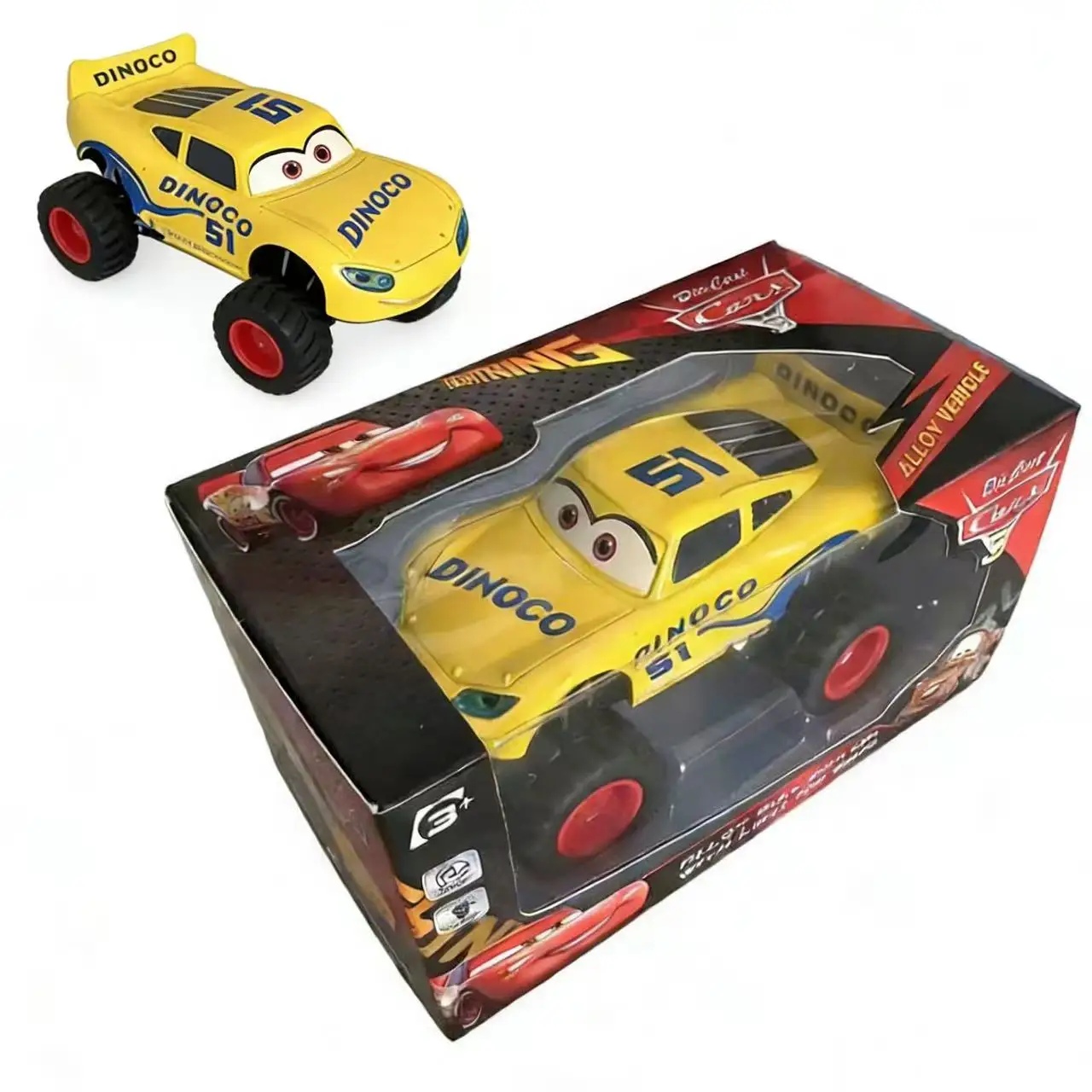 

Машинки Pixar Cars: литые металлические модели с функцией отката, светом и звуком — Лайтниг МакКвейн и Круз Рамирес — идеальный подарок для детей на день рождения