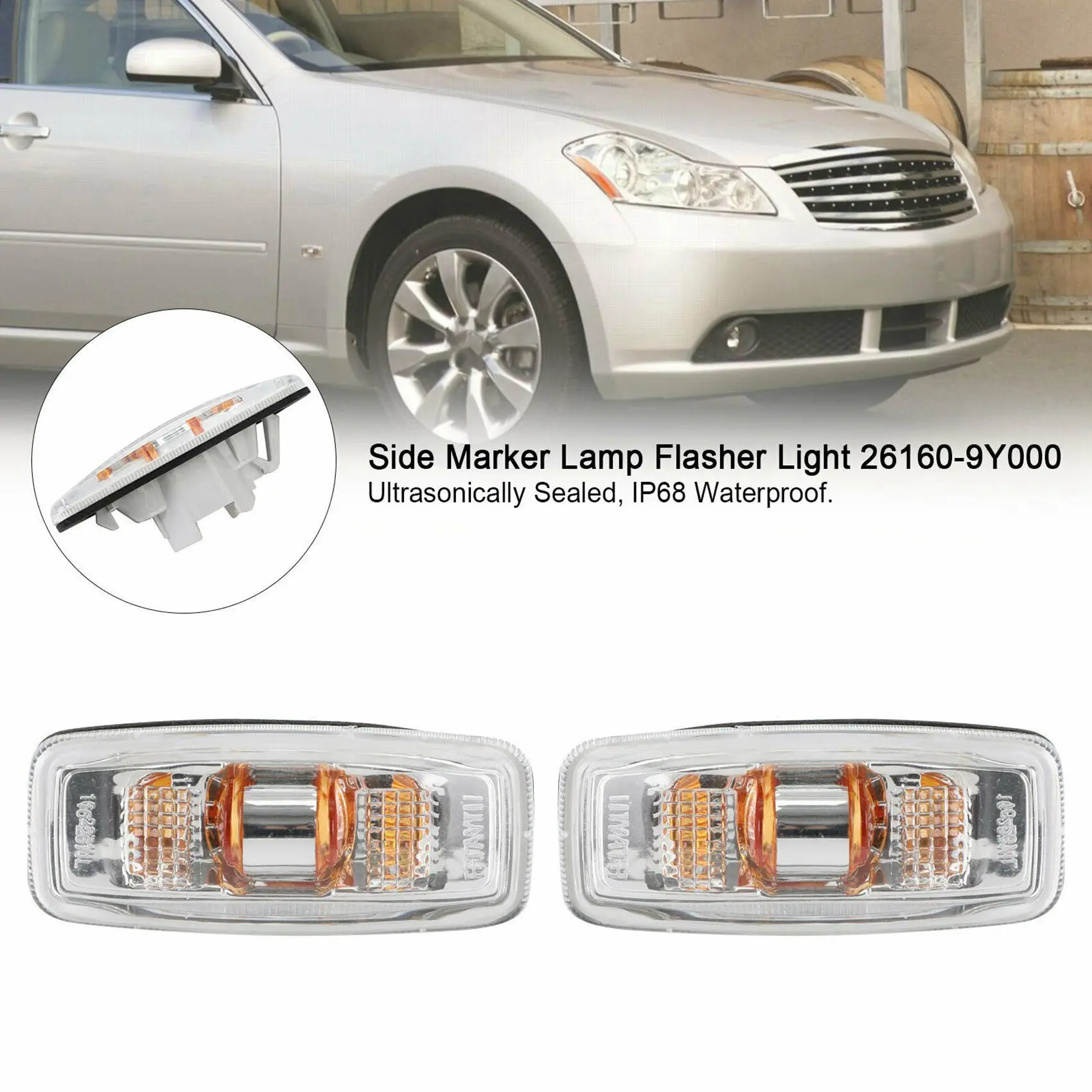 Side Marker Lamp Flasher Light 26160-9Y000 for M35 M45 2006-2007