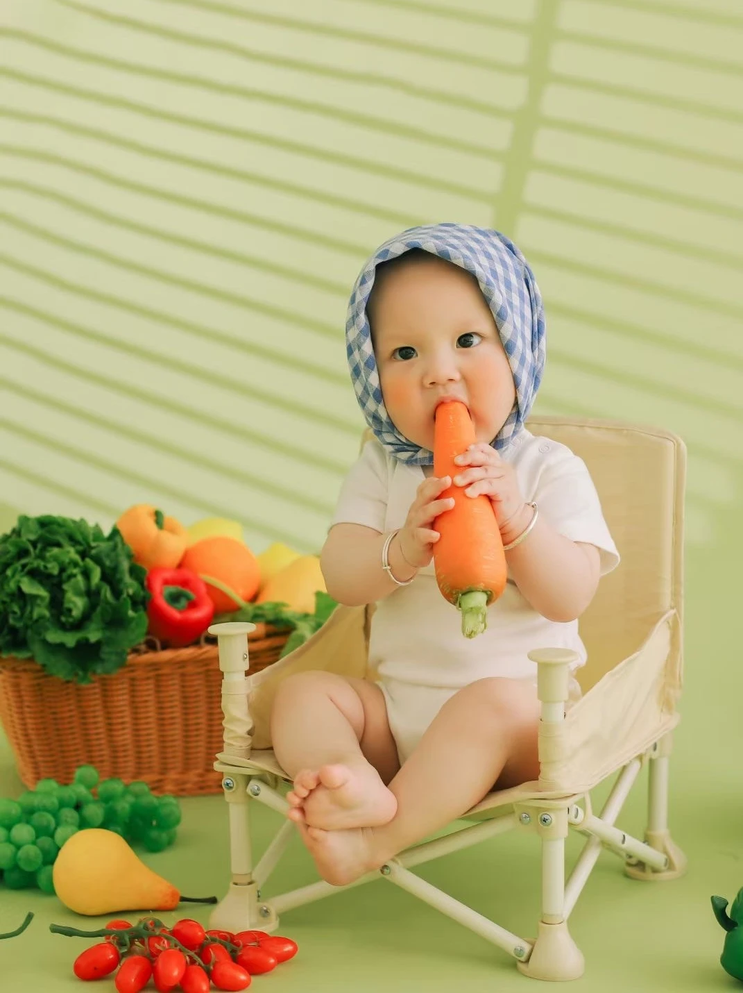 Childrens photography clothing baby's hundred day photo one year old photo vegetable and fruit photography props 아기 코스프레