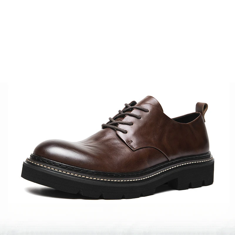 

Мужская винтажная обувь высокого качества из натуральной кожи, роскошные классические мужские деловые классические классические элегантные итальянские черные туфли из воловьей кожи