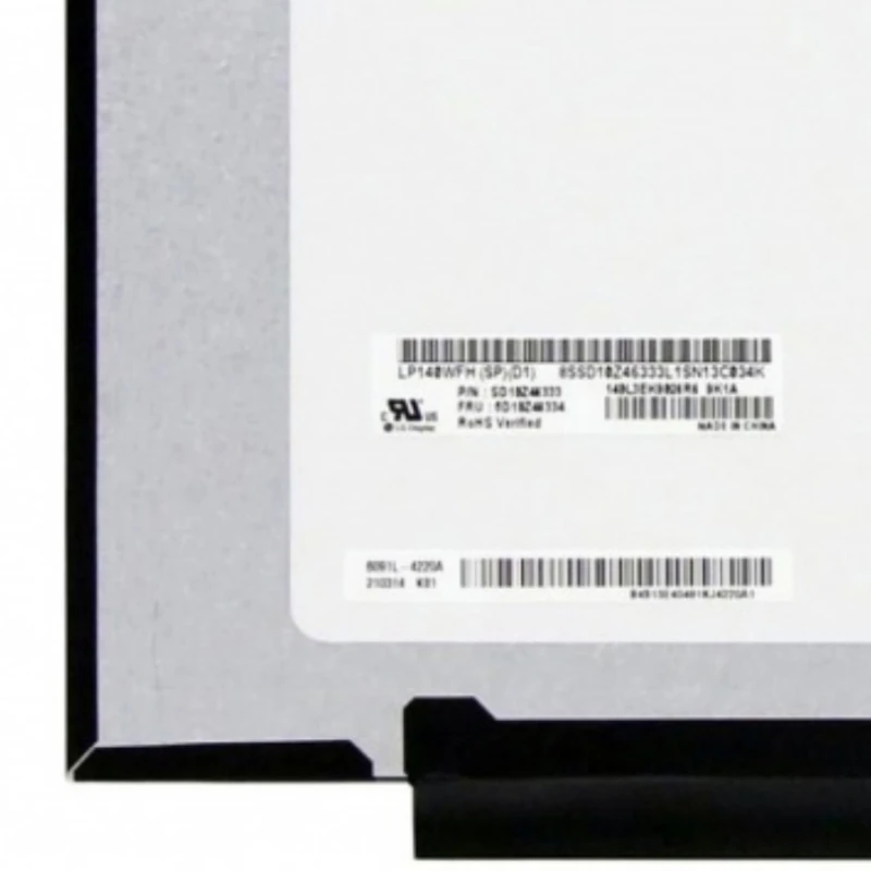 LP140WFH SPC1 30 pins 1920x1080 14.0'' Panel LCD Screen Display Matrix