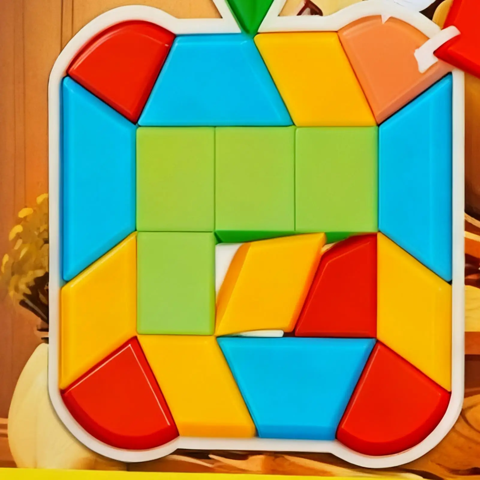 ألغاز تانجرام للأطفال تحسين المهارات المنطقية كتل ألغاز تانجرام مع مغناطيس للعبة الحفلات الليلية في الفصول الدراسية ورياض الأطفال