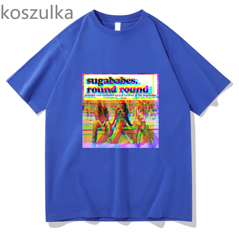 Sugababes Two Shell Round Tour T Shirts Men Women Clothes Fashion Harajuku T-shirt 100% Cotton Short Sleeve Fans Gift T-shirts