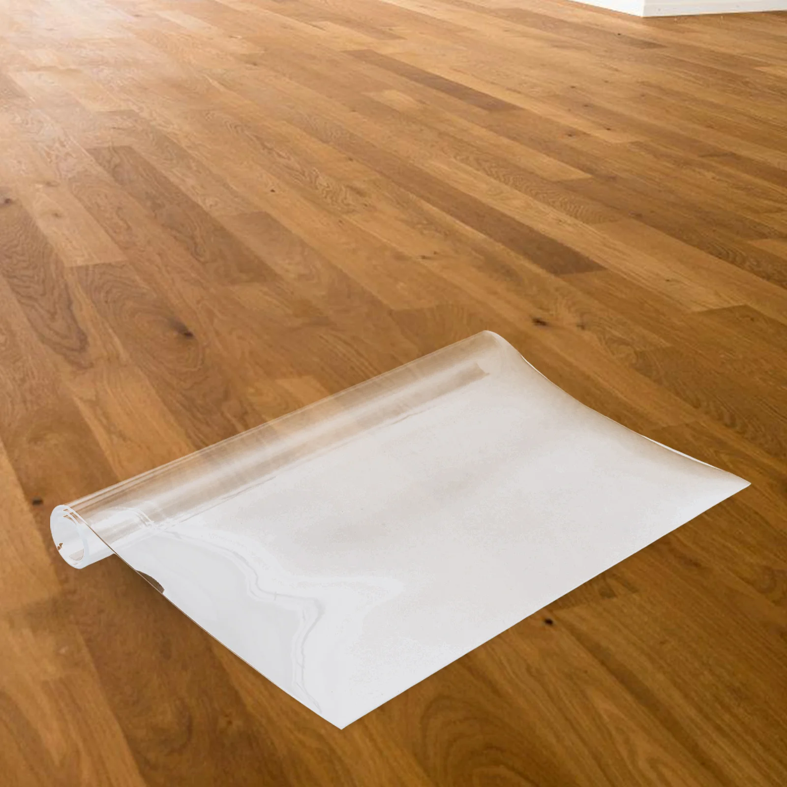 حصيرة أرضية بولي كلوريد الفينيل الشفافة للأرضيات الخشبية، سهلة التركيب، واقي السجاد الشفاف، وسادة سميكة، لفة واقي الأرضية البلاستيكية #2