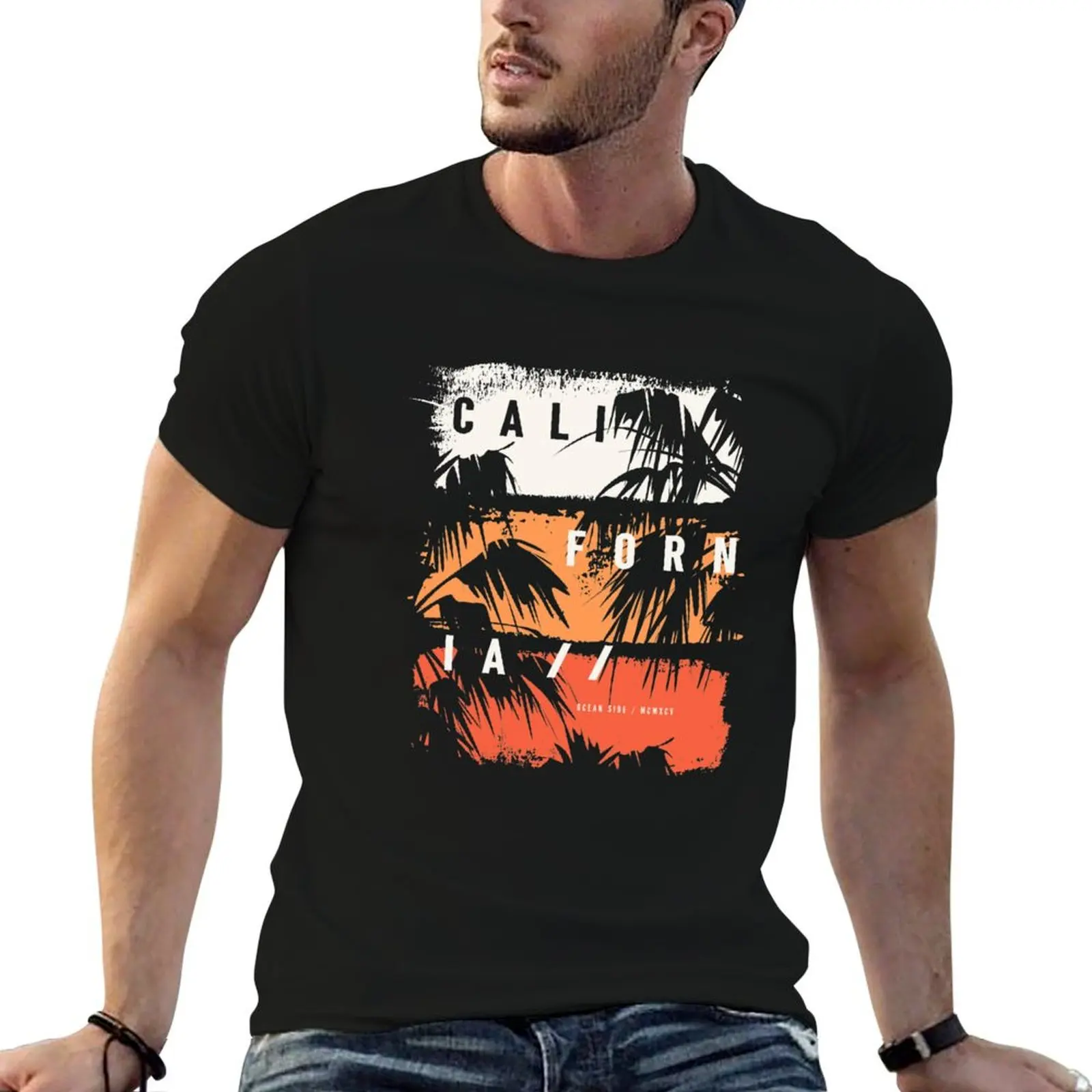 Camiseta CALIFORNIA PALM TREES GIFT IDEA, camisetas de anime para hombre, camisetas gráficas divertidas para hombre, camiseta de diseñador