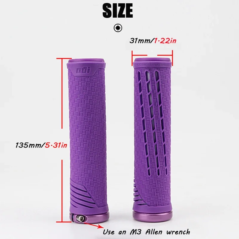 ODI Bicycle Handlebar Grips Silicone Bike Cuffs Soft Handle Bar Grip Shock-absorbing Lock-on Grip Cover BMX Folding Bike Parts