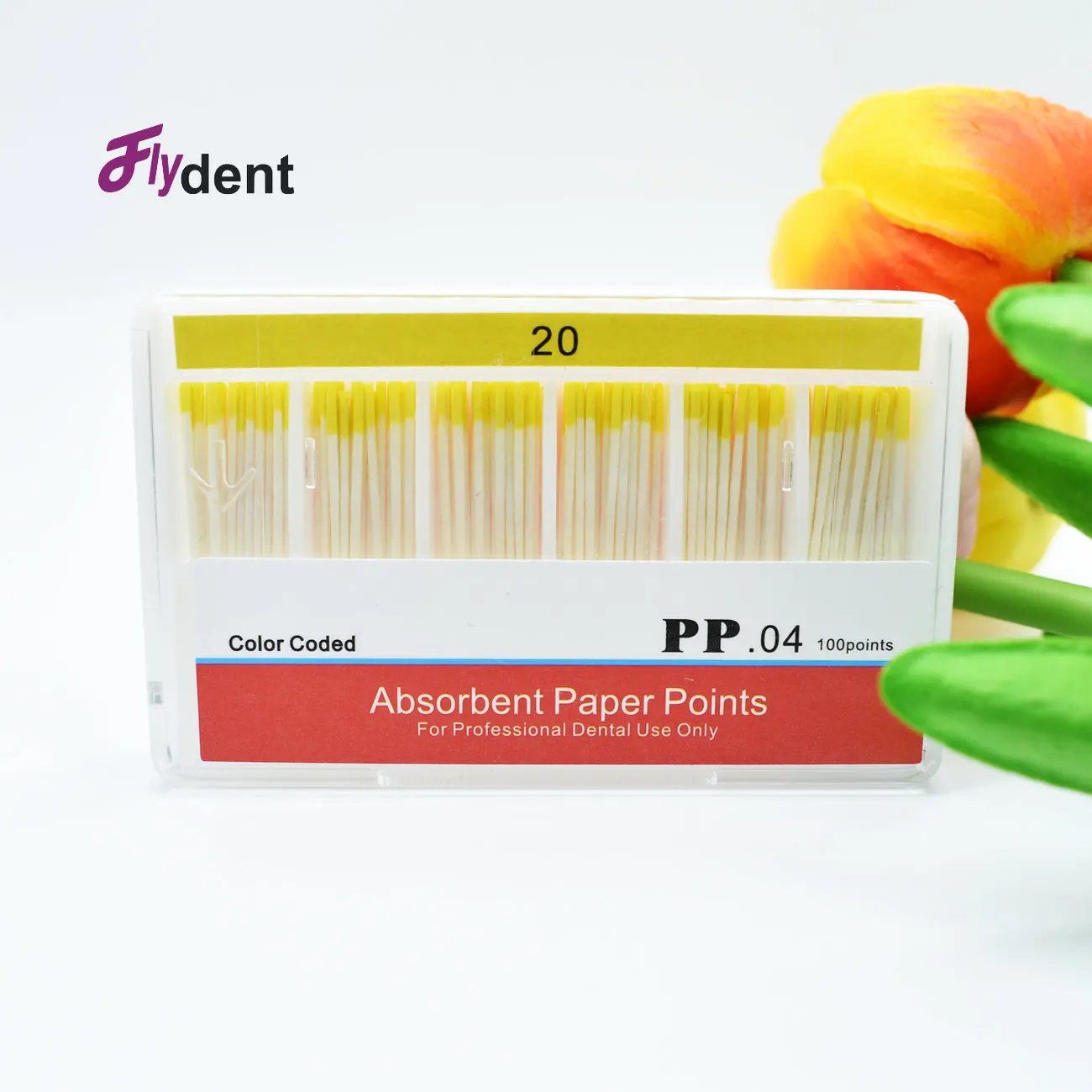 Dental 02/04 Absorbent Paper Points Root Cancel Endodontics Cotton Fiber Tips Dentist Product Mixed Sizes