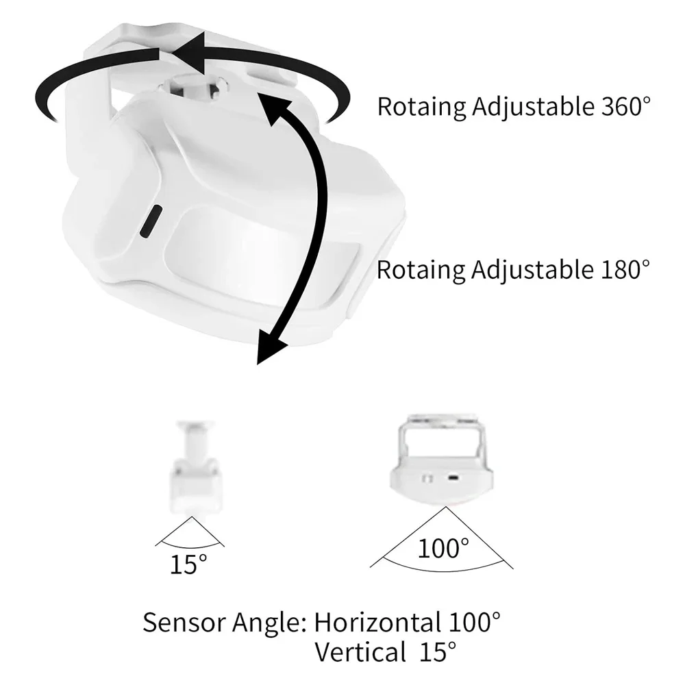 Hollarm Campanello per porta con allarme per campanello di benvenuto per ospiti wireless per ingresso in negozio Protezione di sicurezza aziendale