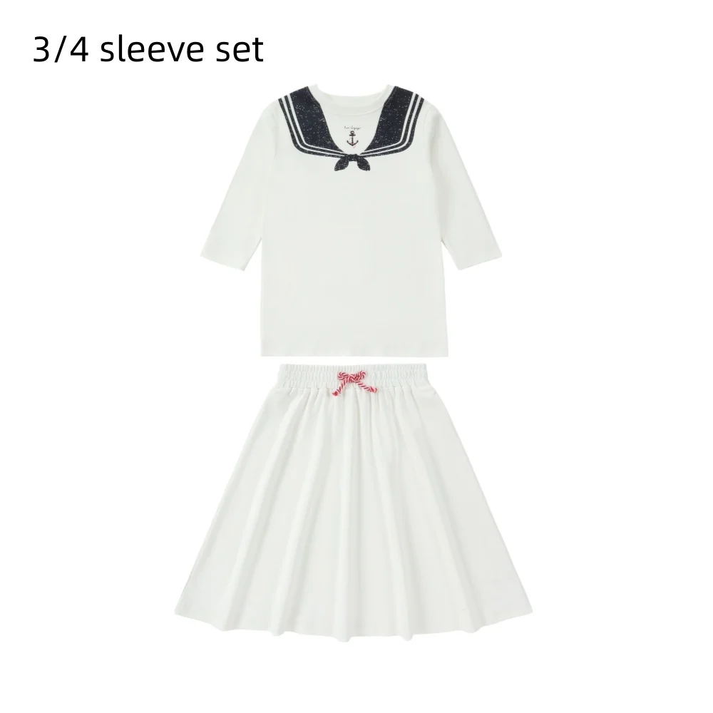 Nautical Jersey Cotton Collection – 3qtr Sleeve Set