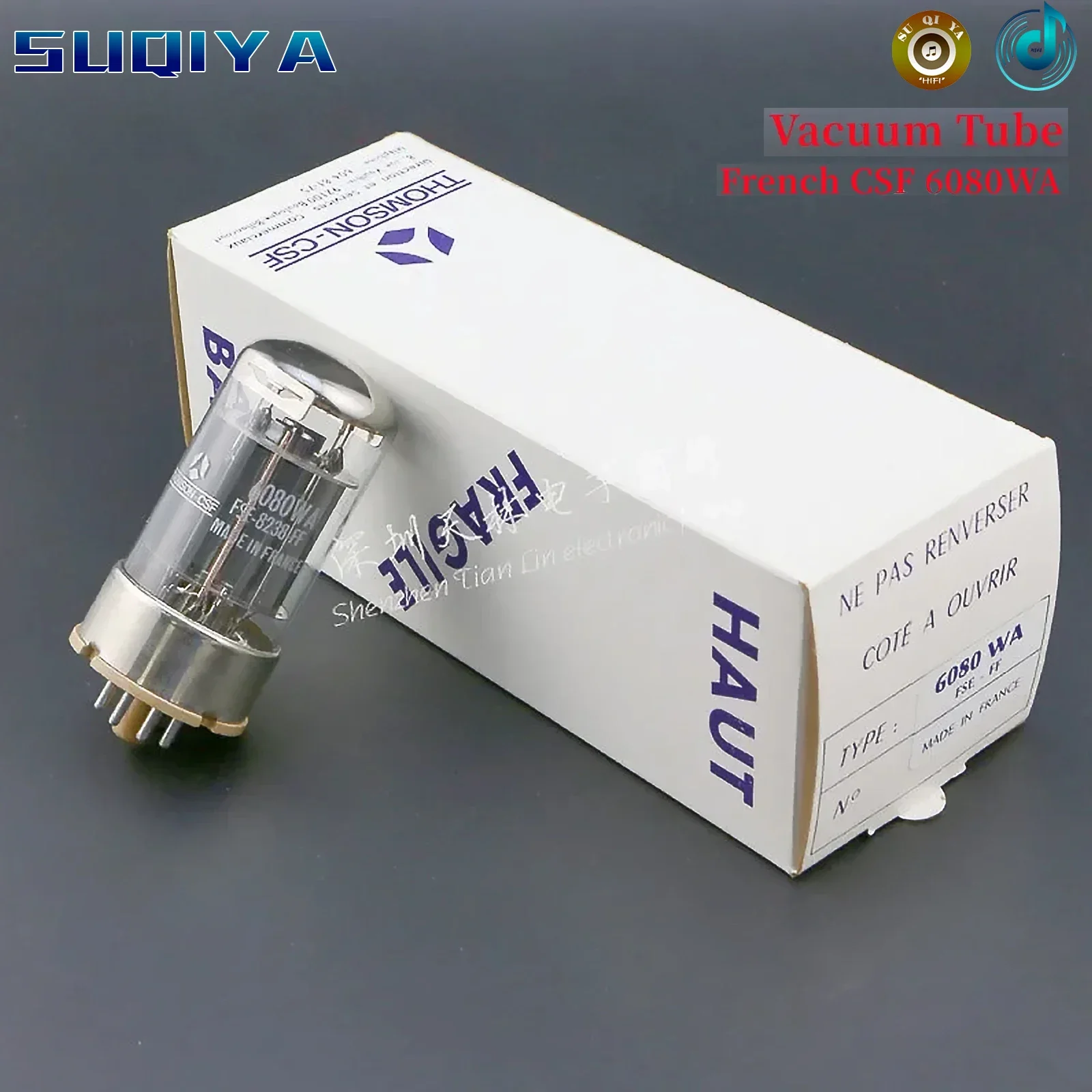 

Vacuum Tube French CSF 6080WA 6N5P 6080 6AS7 421A for Tube Amplifier HIFI Audio Amplifier Original Exact Match