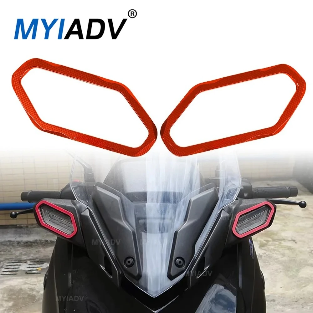

For Yamaha XMAX300 XMAX250 XMAX125 XMAX 250 300 2017-2025 Motorcycle Front Turn Signal Light Guard Protector Cover Accessories