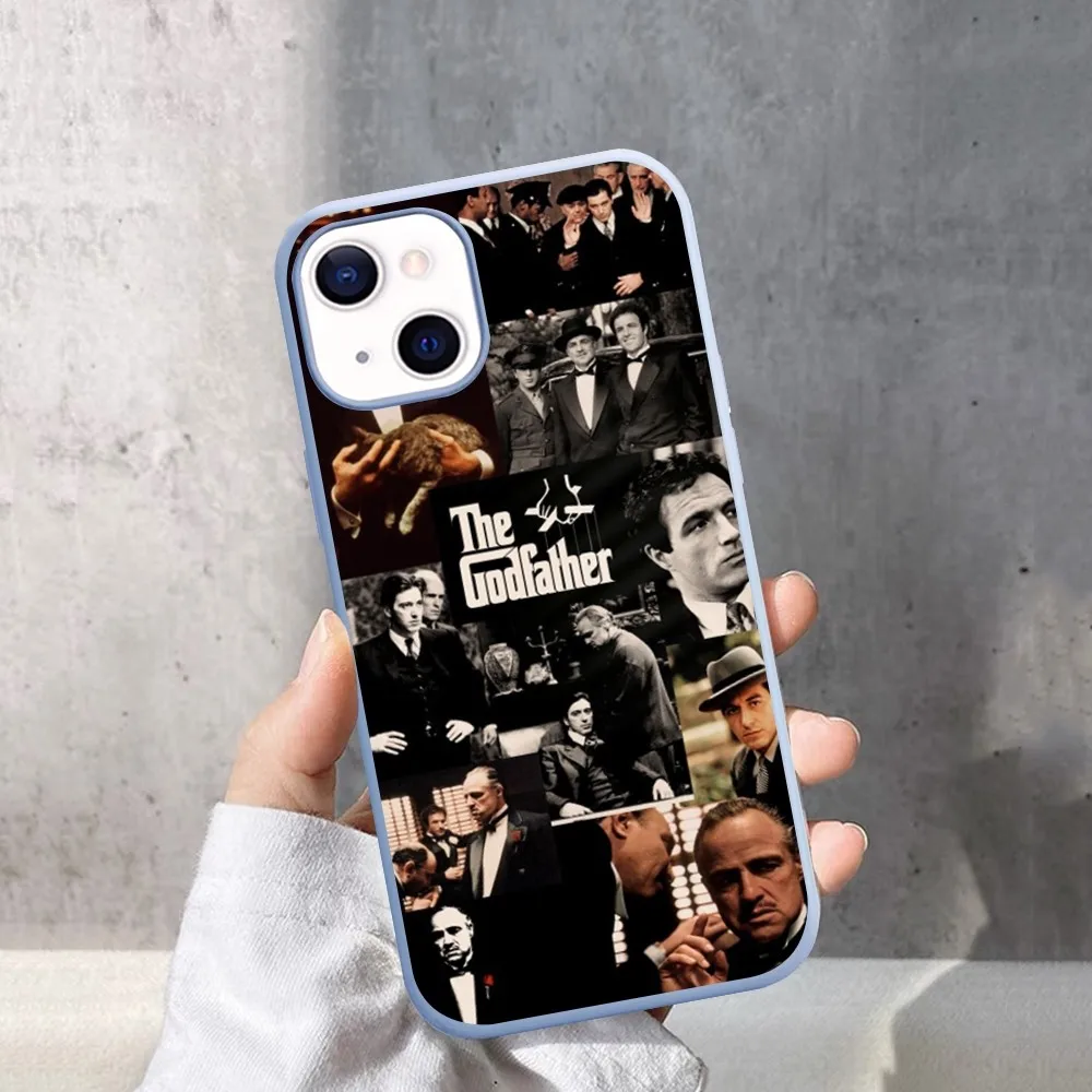 Film The Godfather Phone Case For IPhone 14 11 12 13 Mini Pro Xs Max 8 7 6 6S Plus X XR Solid Candy Color Case