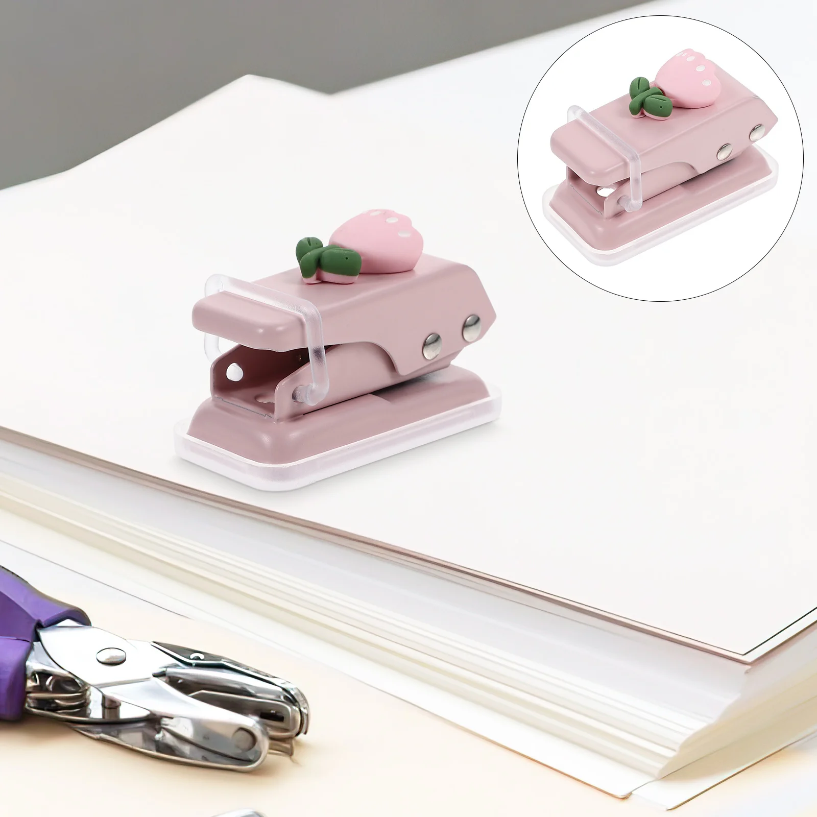 Single Hole Puncher Manual Adjustable Paper Punch For Office Scrapbook Craft Diy Portable Hole Punch Tool Binder Supply