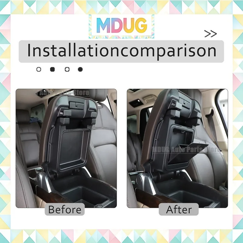 MDUG ABS For Range Rover Sport/Executive 2018-2022 Center Console Armrest Privacy Storage Box Car Organizer Car Accessories