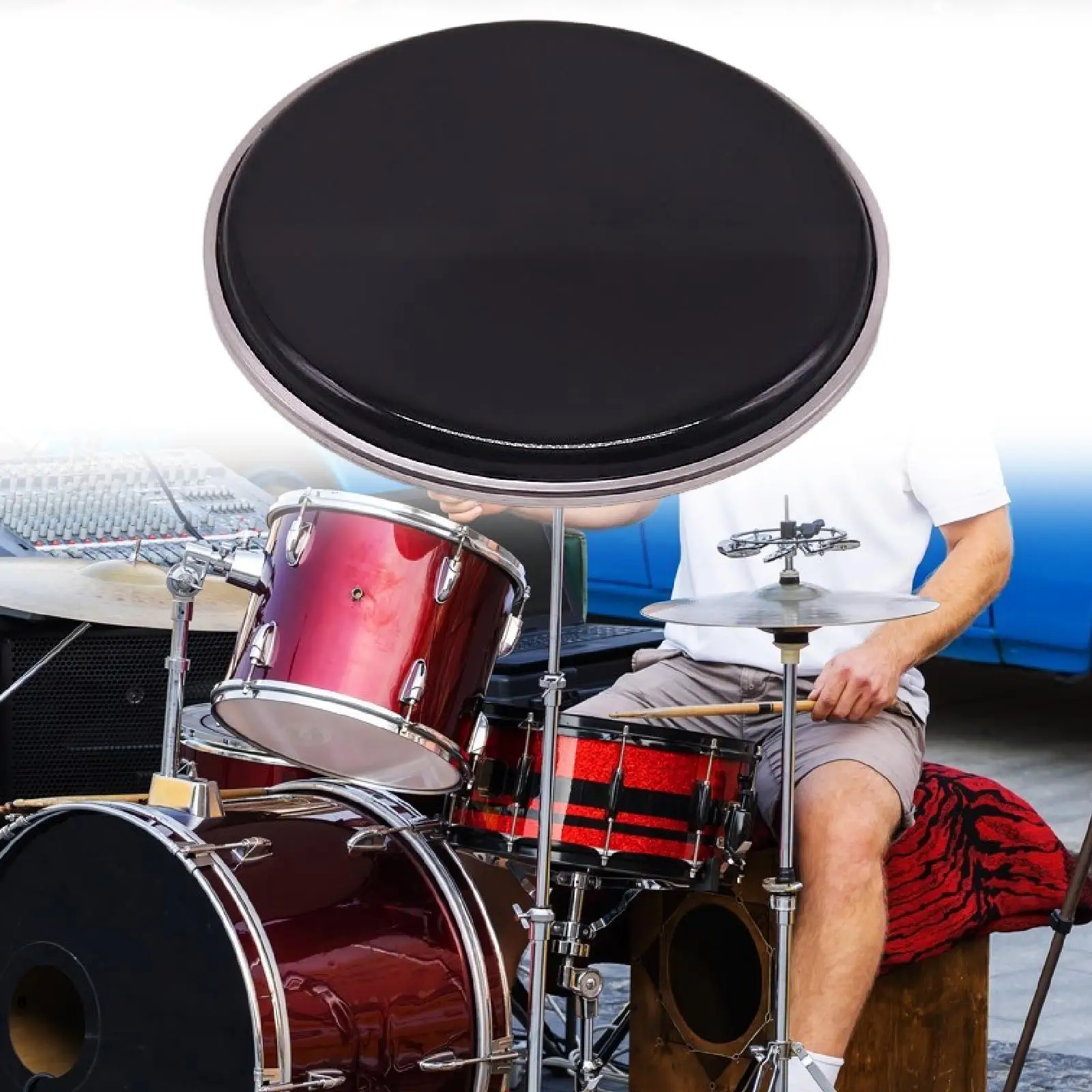 

ПВХ-пленка для барабанной головки, мембрана для малого барабана, музыкальные комплектующие, аксессуар для ударных установок, для начинающих музыкантов