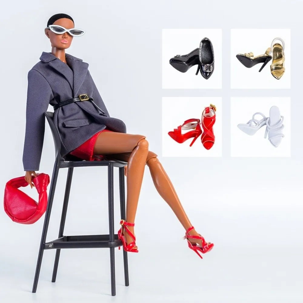 

Dress Up Handmade Doll Shoes Exquisite 1/6 Supermodel Doll High Heels BJD Doll Shoes Doll Accessories