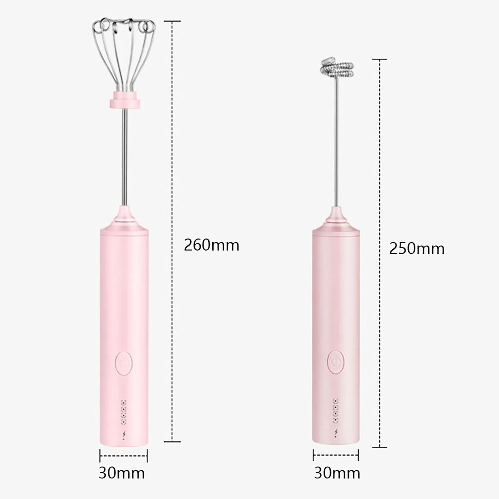 خلاط طعام كهربائي منزلي لاسلكي 4 سرعات قابل للتعديل أداة مزج يدوية لخافق البيض خلاط متعدد الوظائف