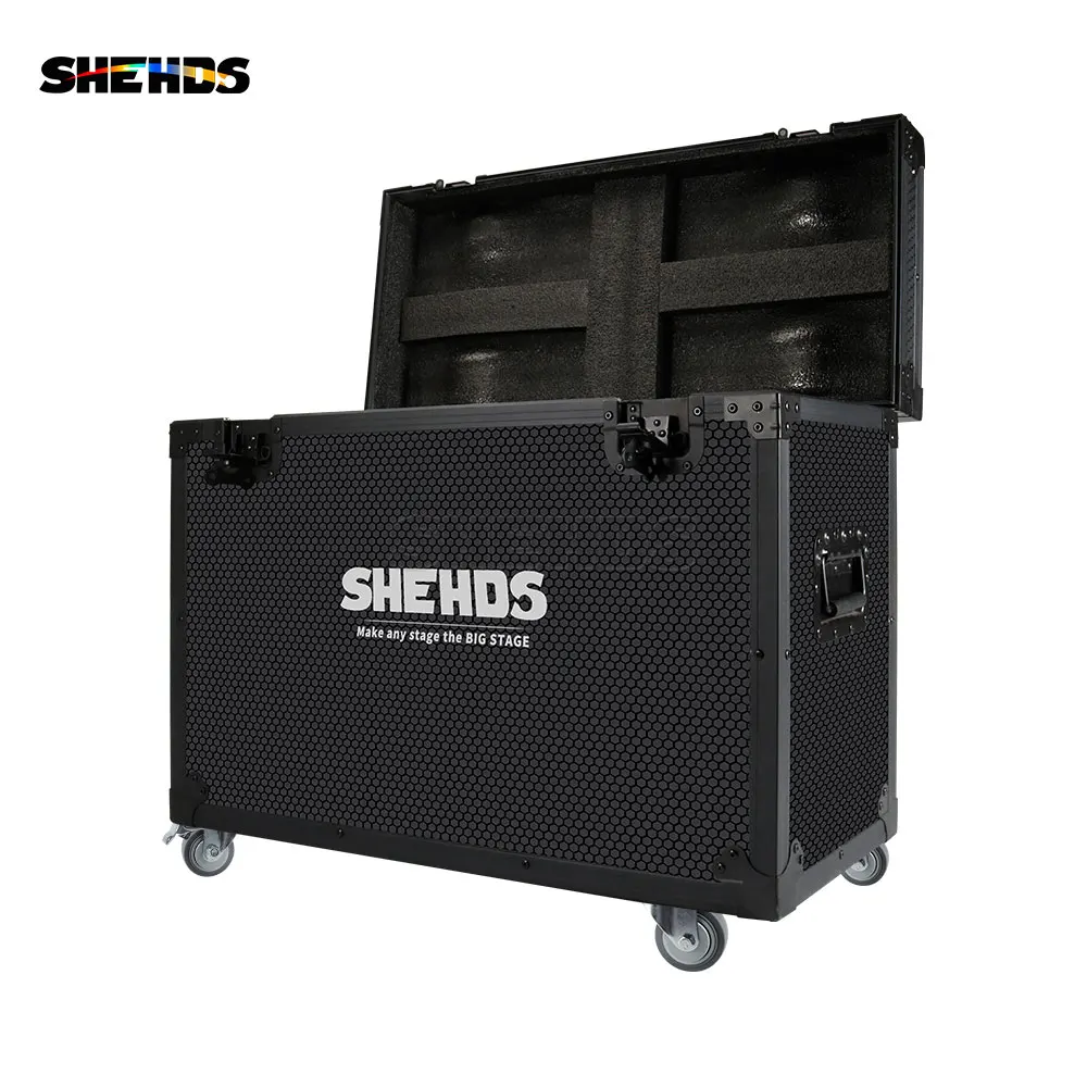 SHEHDS Flightcase 2in1 36X18W / 19X15W / 230W  Moving Head Light Flight Case With Wheels