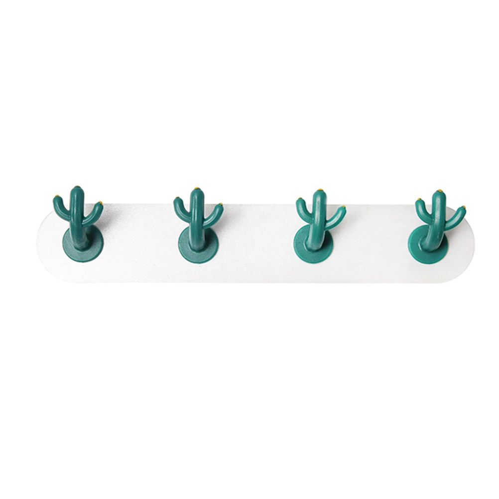 

Cactus Hooks Wall Mounted Adhesive Hanging Nail Free Hangers Adjustable Sticky Hooks Strong Viscosity Smooth Surface Durability