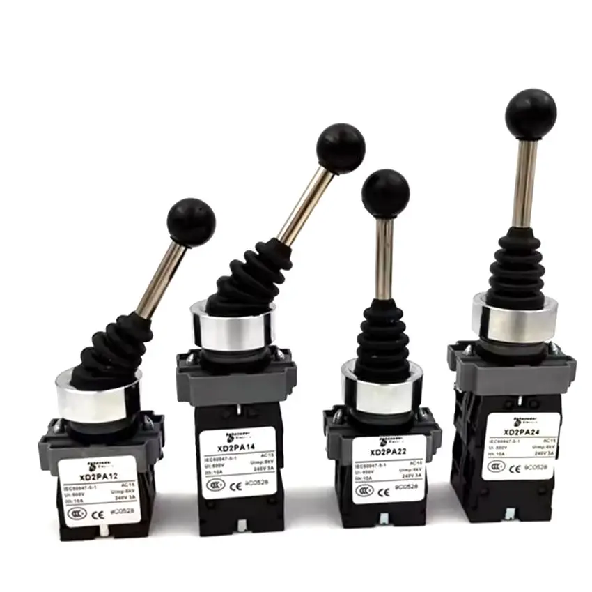 2 موقف مزلاج XD2-PA12 PA22 عصا التحكم تحكم الربيع العودة الروتاري الصليب مفاتيح إعادة تعيين XD2-PA14 PA24 4 موقف #2