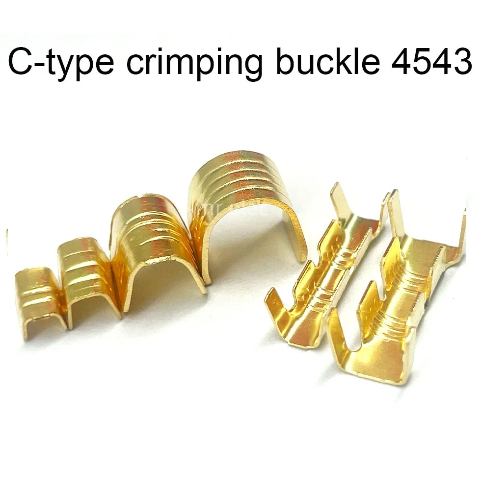 C-type crimping clip wiring terminal wire parallel connector cold pressed intermediate connection, butt joint  copper wire cl