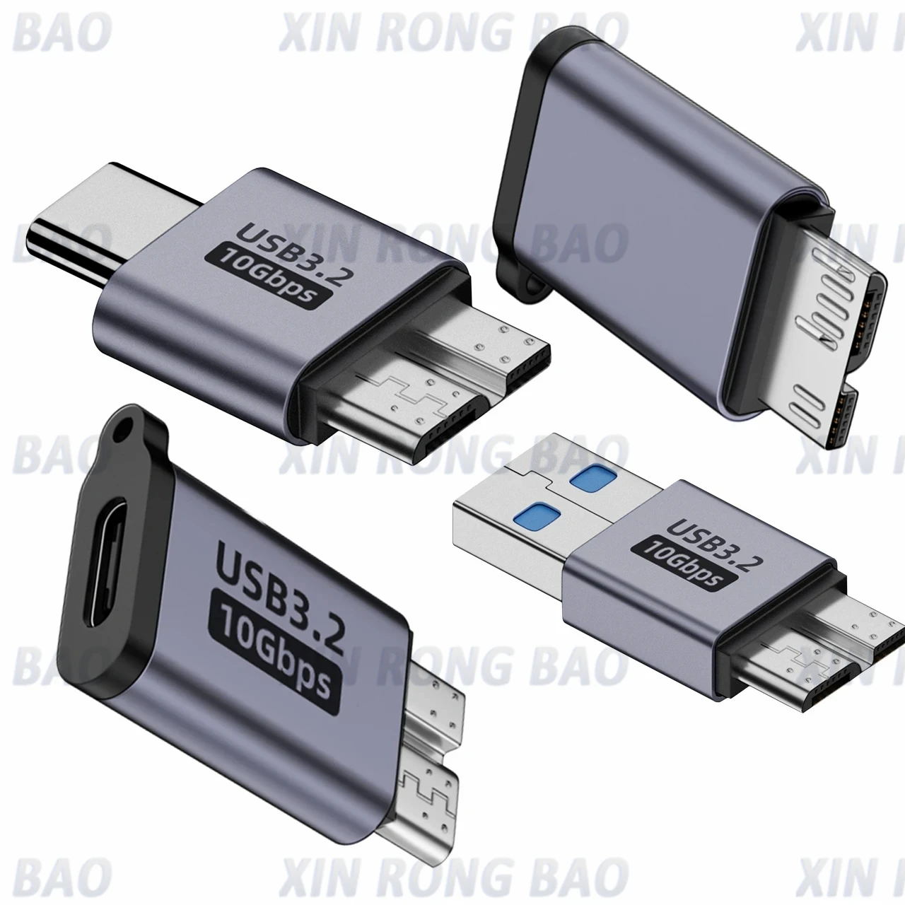 

Адаптер USB A/C на Micro B 3,0, 10 Гбит/с