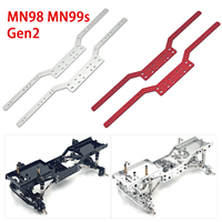 Newest MN98 MN99s Gen2 Aluminum Alloy Chassis Rail Frame Set For 1/12 MN98 MN99S version 2 Upgrade Parts
