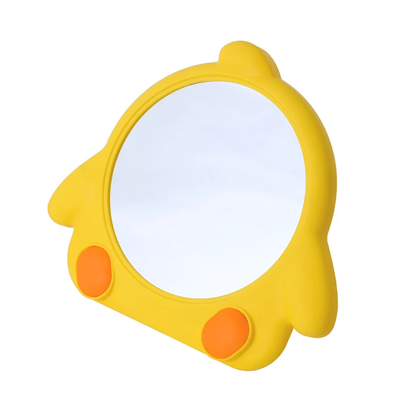 พลาสติก Vanity แต่งหน้ากระจกการ์ตูนน่ารักแบบพกพาโต๊ะกระจกผนังสำหรับห้องนั่งเล่น,ห้องนอน