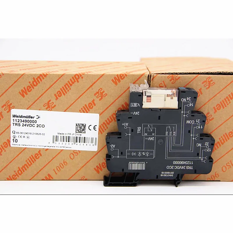 TRS 24VDC 2CO Weidmüller Relay Modules 1123490000 - 2 Channel 24 Volt DC Solid State Relay Module
