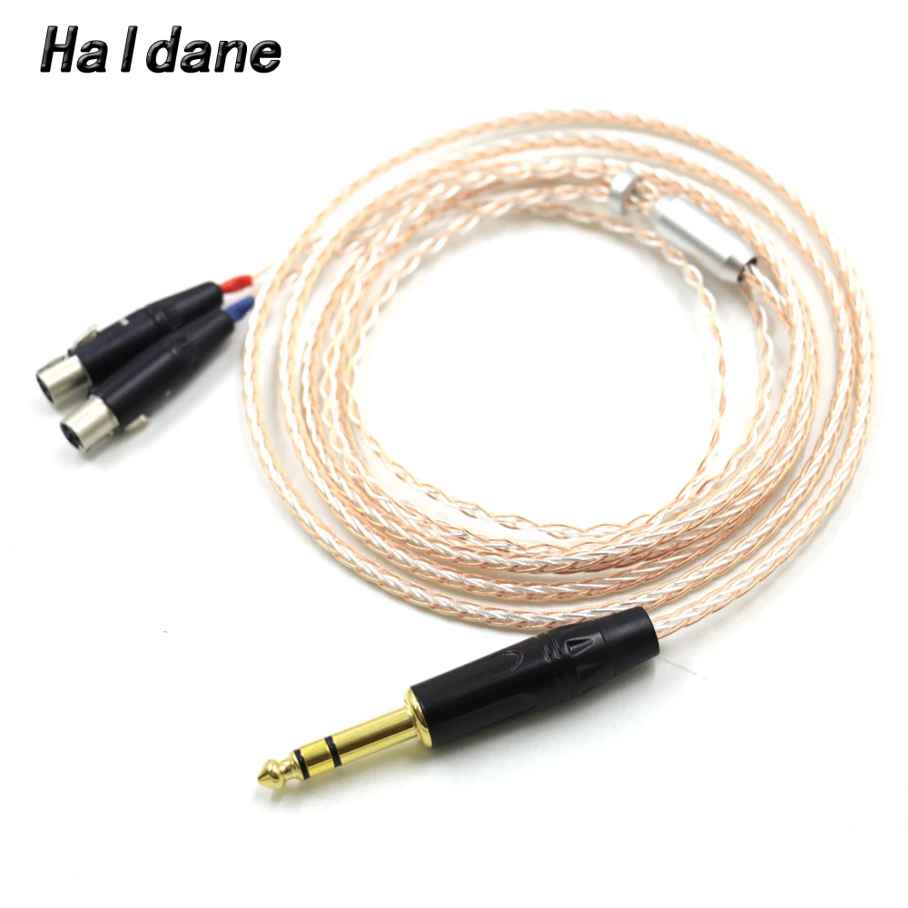 

Haldane HIFI Single Crystal Copper Silver Mix Headphone Upgrade Cable For Audeze LCD-3 LCD-2 LCD-X LCD-XC LCD-4z LCD-MX4 LCD-GX