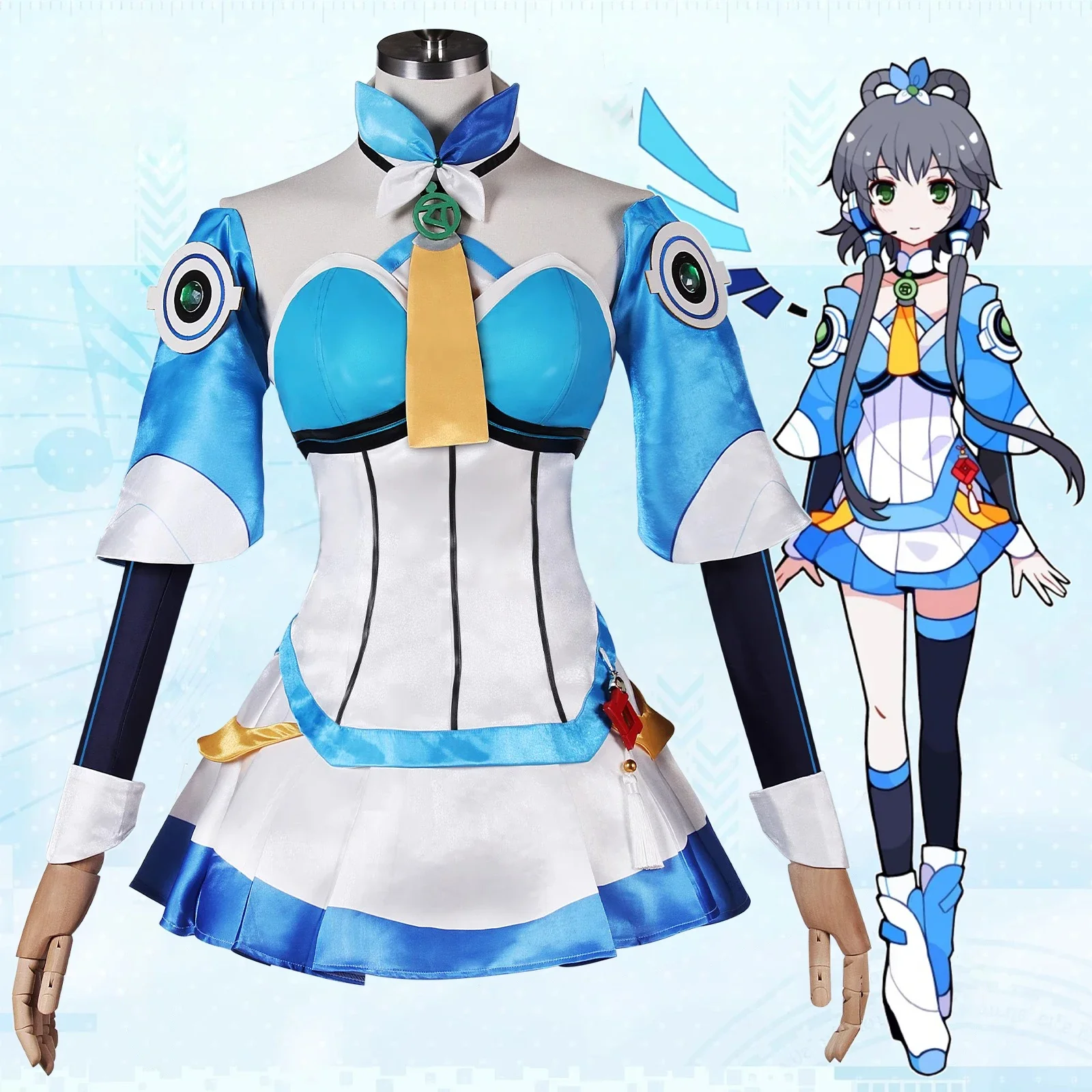 

Anime Luo Tianyi Cosplay Costumes V3 Uniform Halloween Carnival Party Dressing For Women 2025