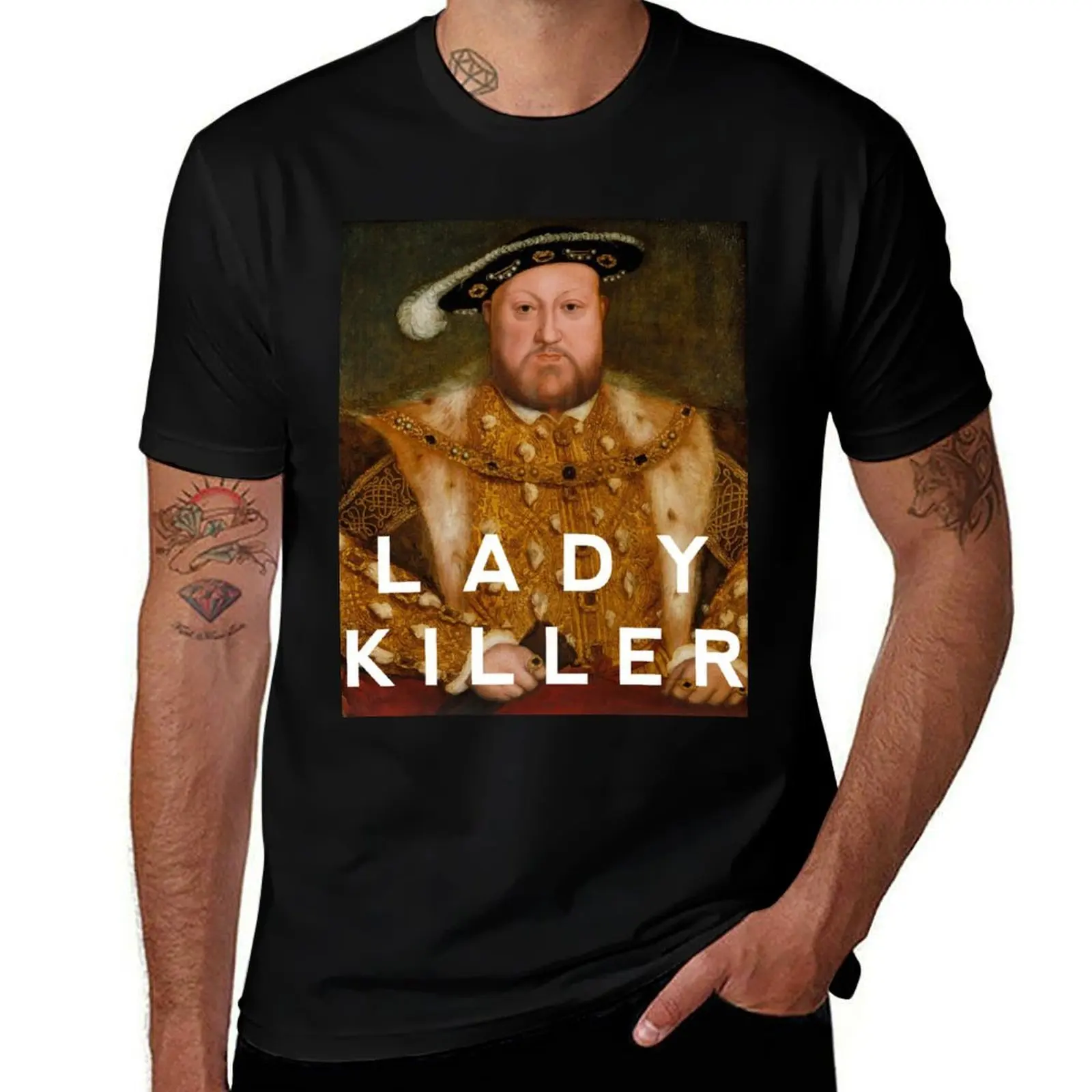 Henry the VIII - Lady Killer T-Shirt Lightweight Basic Short Sleeve Shirt T-Shirt