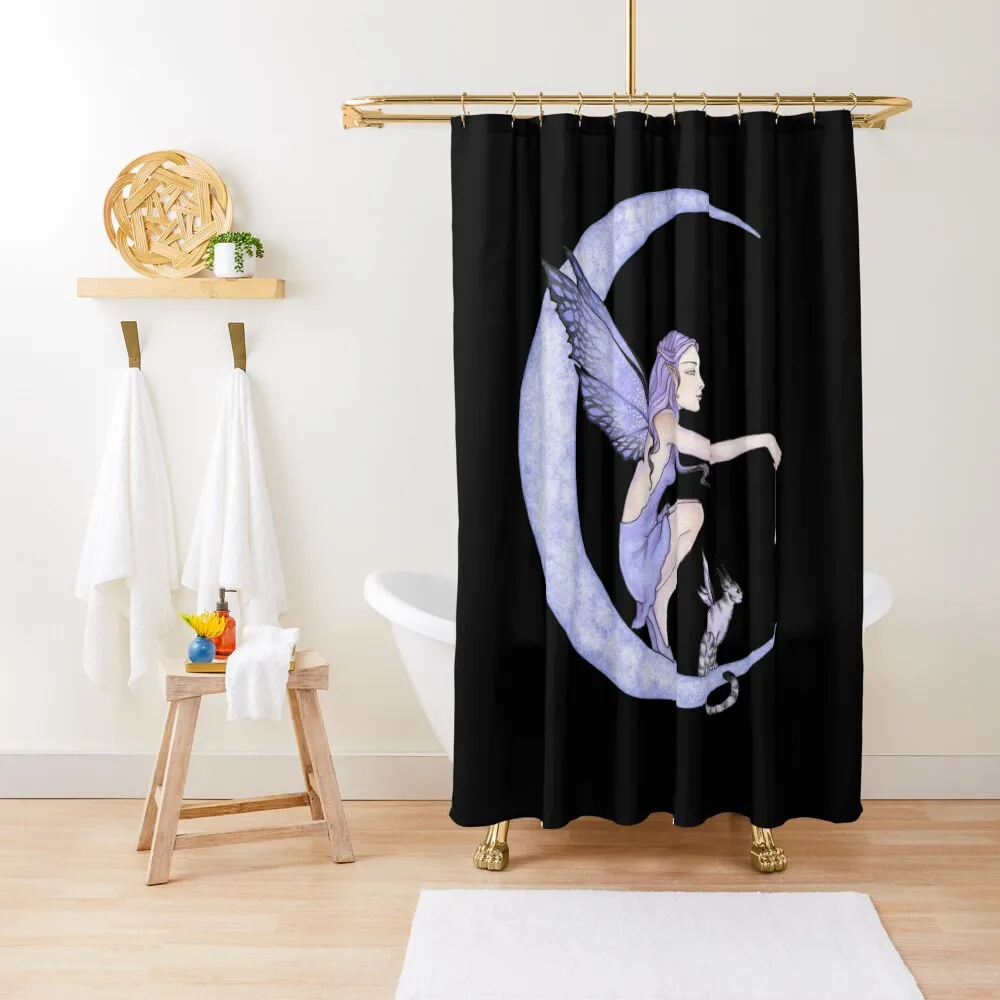 

Once In A Blue Moon Shower Curtain Bathroom Deco Anime Shower Toilet Accessories Bathroom Bathroom And Shower Products Curtain