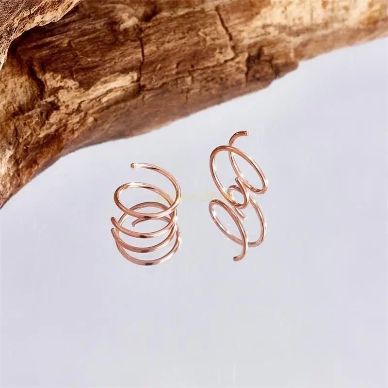 31BF حلزوني خاتم الأنف هوب جسم ثقب المجوهر #5