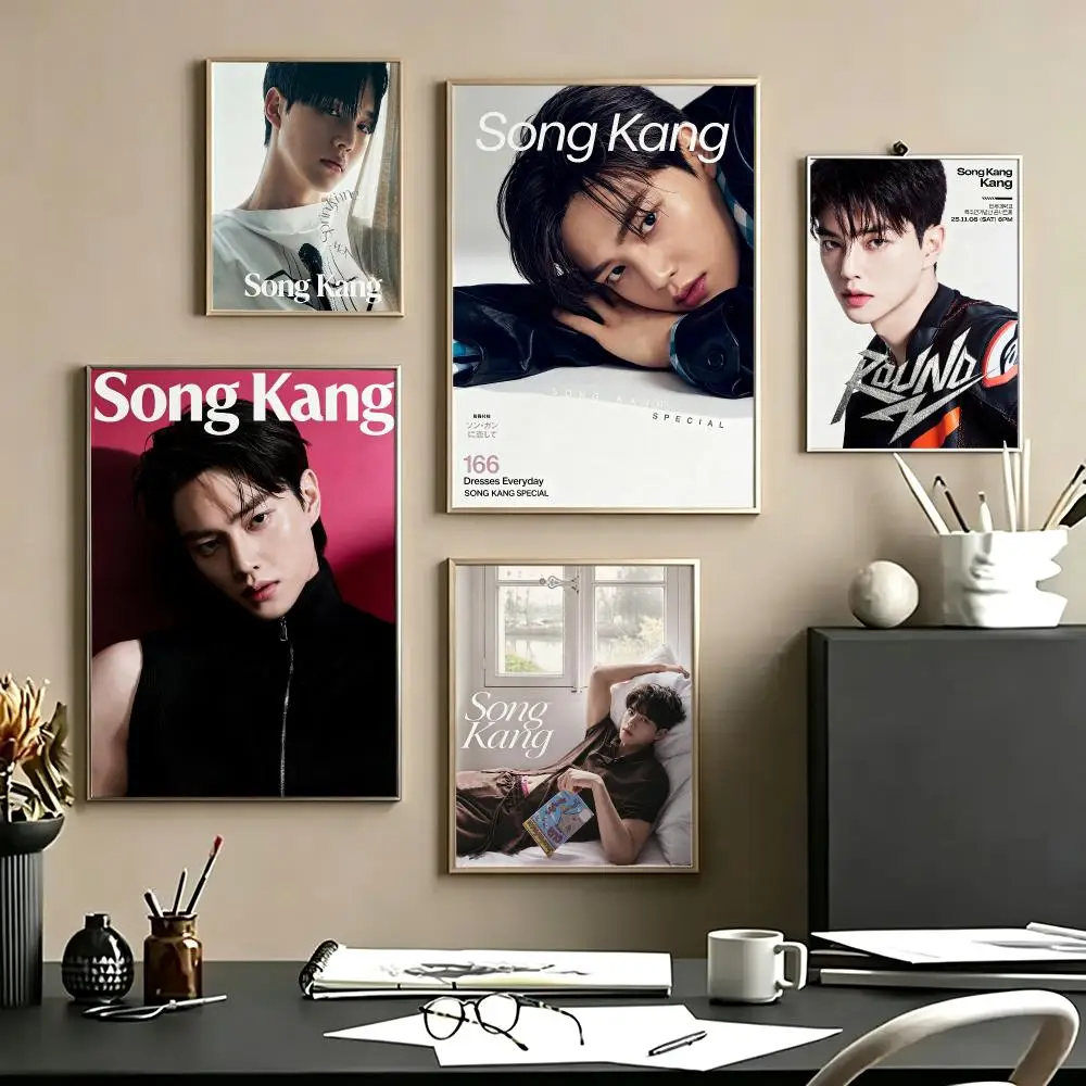 actress Song Kang Poster Poster HD Self Adhesive Waterproof Art Print Wall Decor for Bedroom Living Room Home Gift