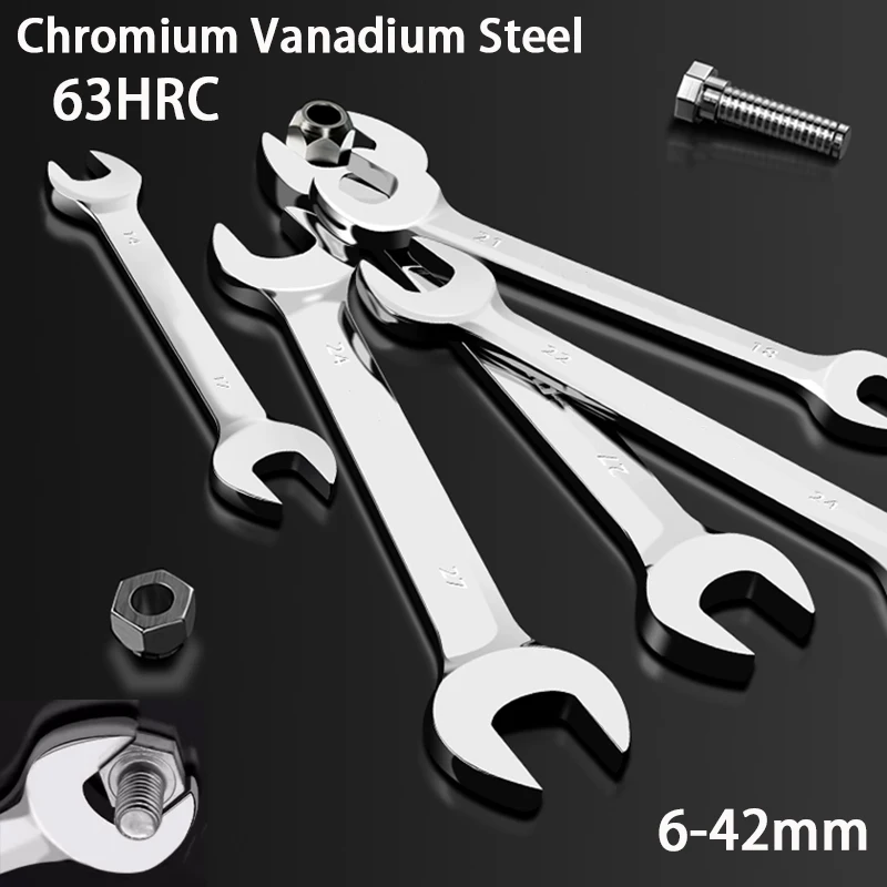 

Double Open End Wrench 6-46mm Dual Purpose Wrenches Spanner Set For Hex Nuts Repairing Tools