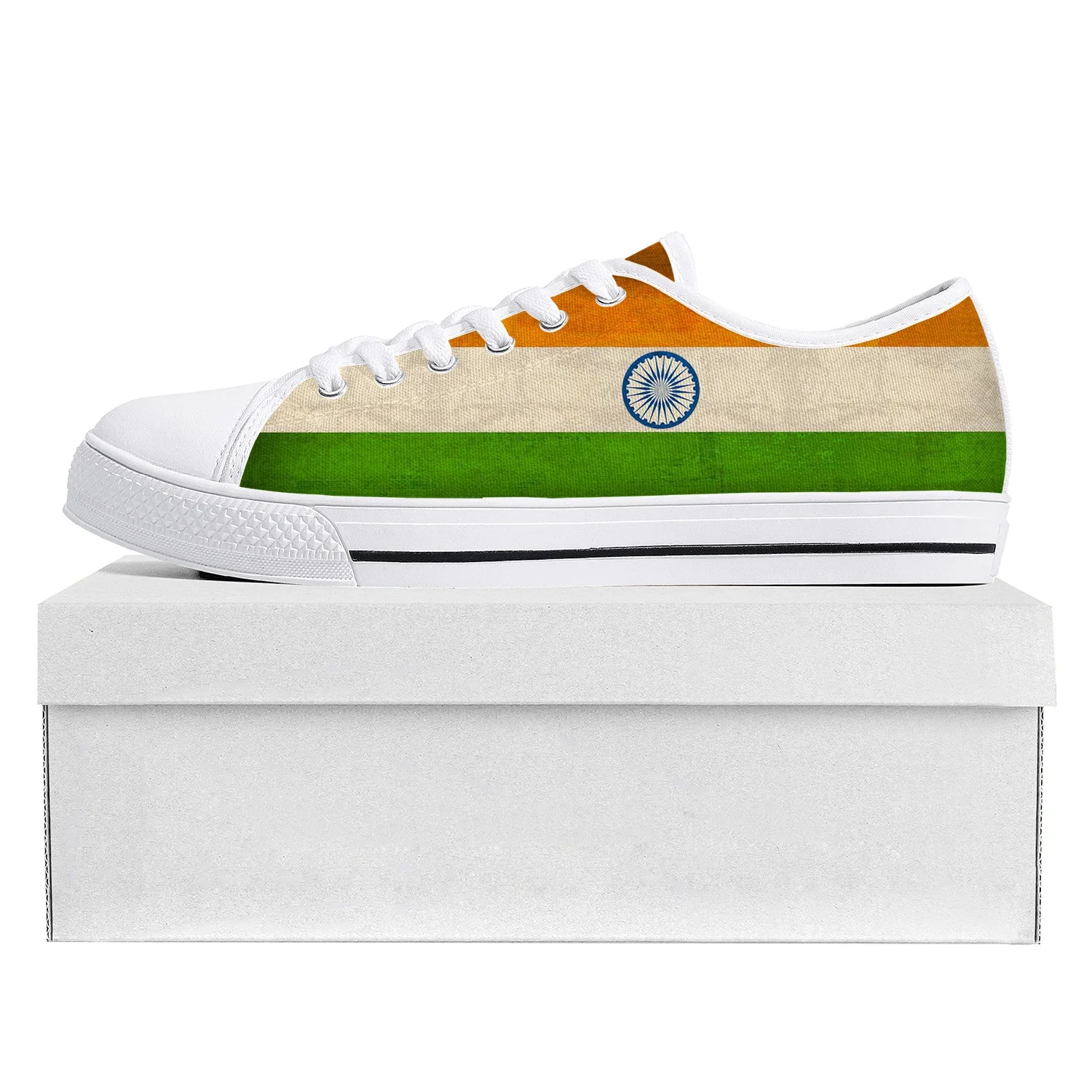 Indian Flag Low Top High Quality Sneakers Mens Womens Teenager Canvas Sneaker India Prode Casual Couple Shoes Custom Shoe