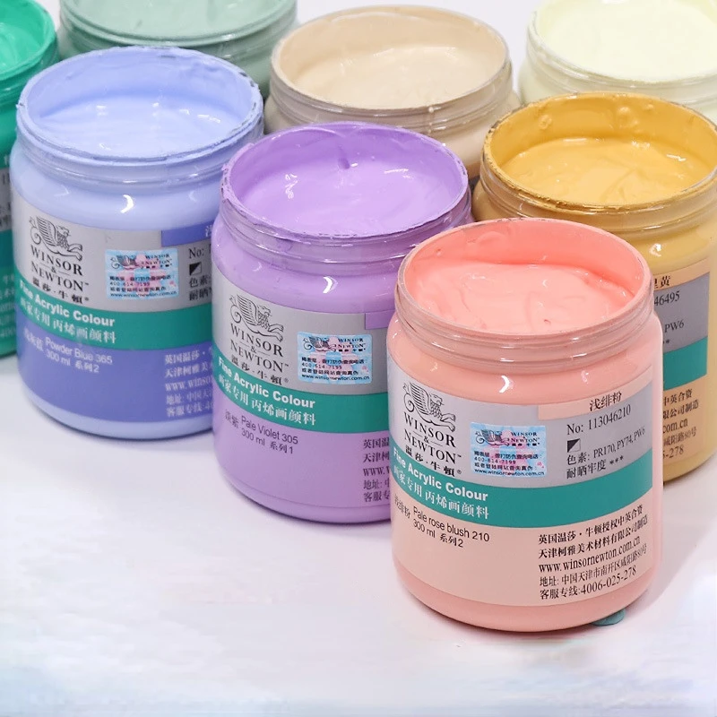 

300ML Canned Acrylic Pigment for Artists DIY Hand-painted Waterproof Sunscreen Creation Safety Pigment School Art Supplies