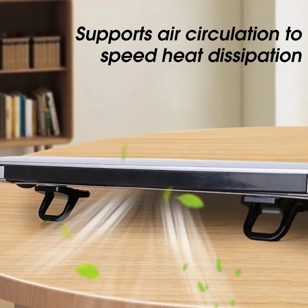 Metal Foldable Laptop Stand Non-slip Base Bracket Support for Macbook Pro Air Lenovo Thinkpad PC Laptop Mini Cooling Holder Feet