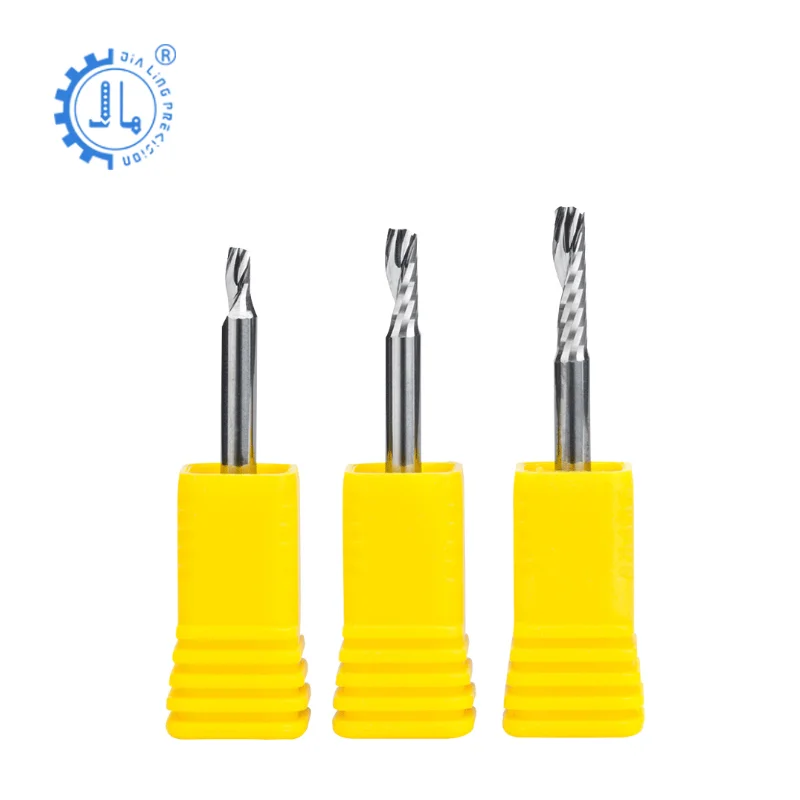 Router Bits Single Flute End Mill for Aliminum Cutting CNC Router Bit Carbide Milling Cutter for Metal Aluminum End Mill