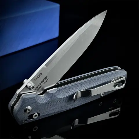 M390 blade, tactical EDC folding knife, outdoor portable knife, collectible, gift, US shipping.