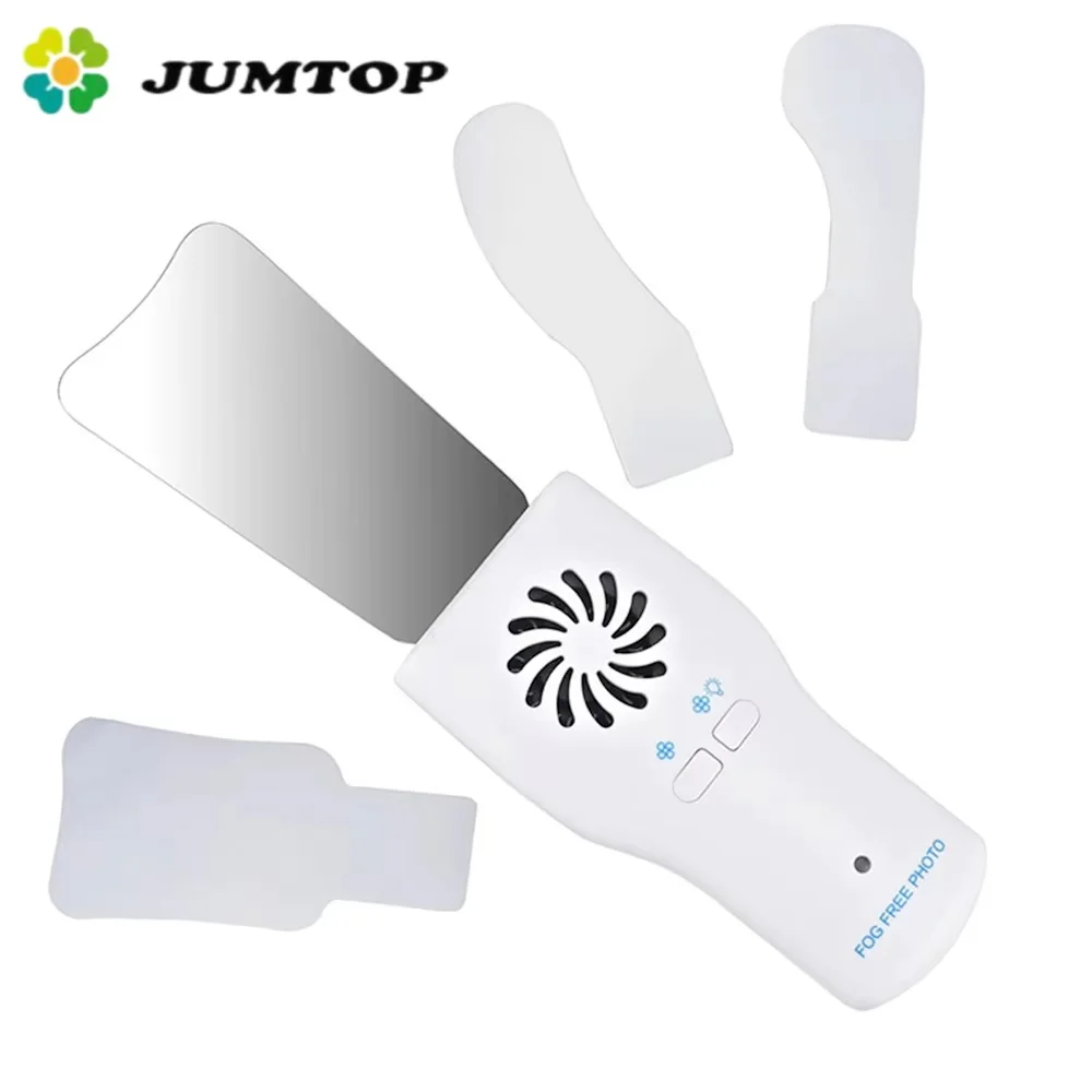 

JUMTOP Dental Automatic Anti-fog Mirror with LED Light, Oral Photography Reflector Defogging Intraoral Mirrors