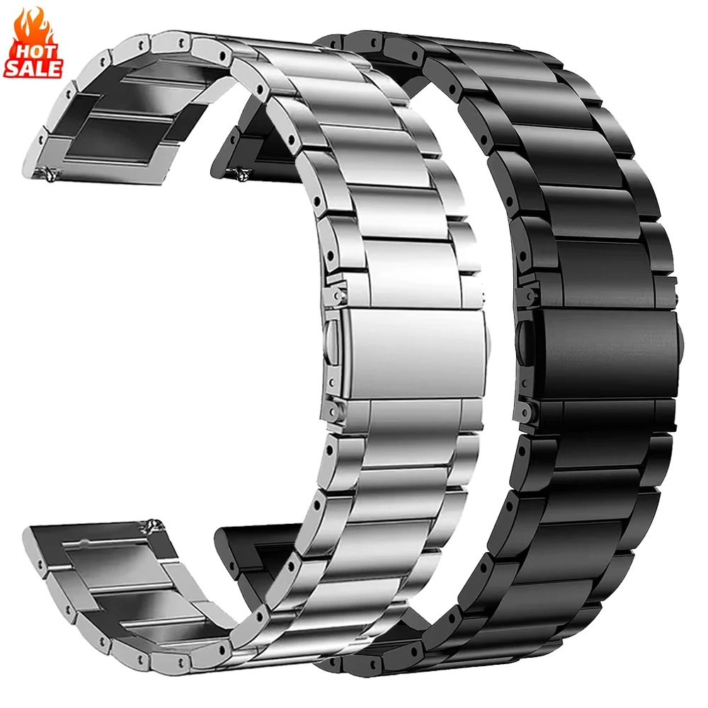 Titanium Metal Strap 22mm For Garmin Forerunner 570 47mm 265 255 M Bracelet For Garmin Venu 4 3 Vivoactive 4 Business Watch Band