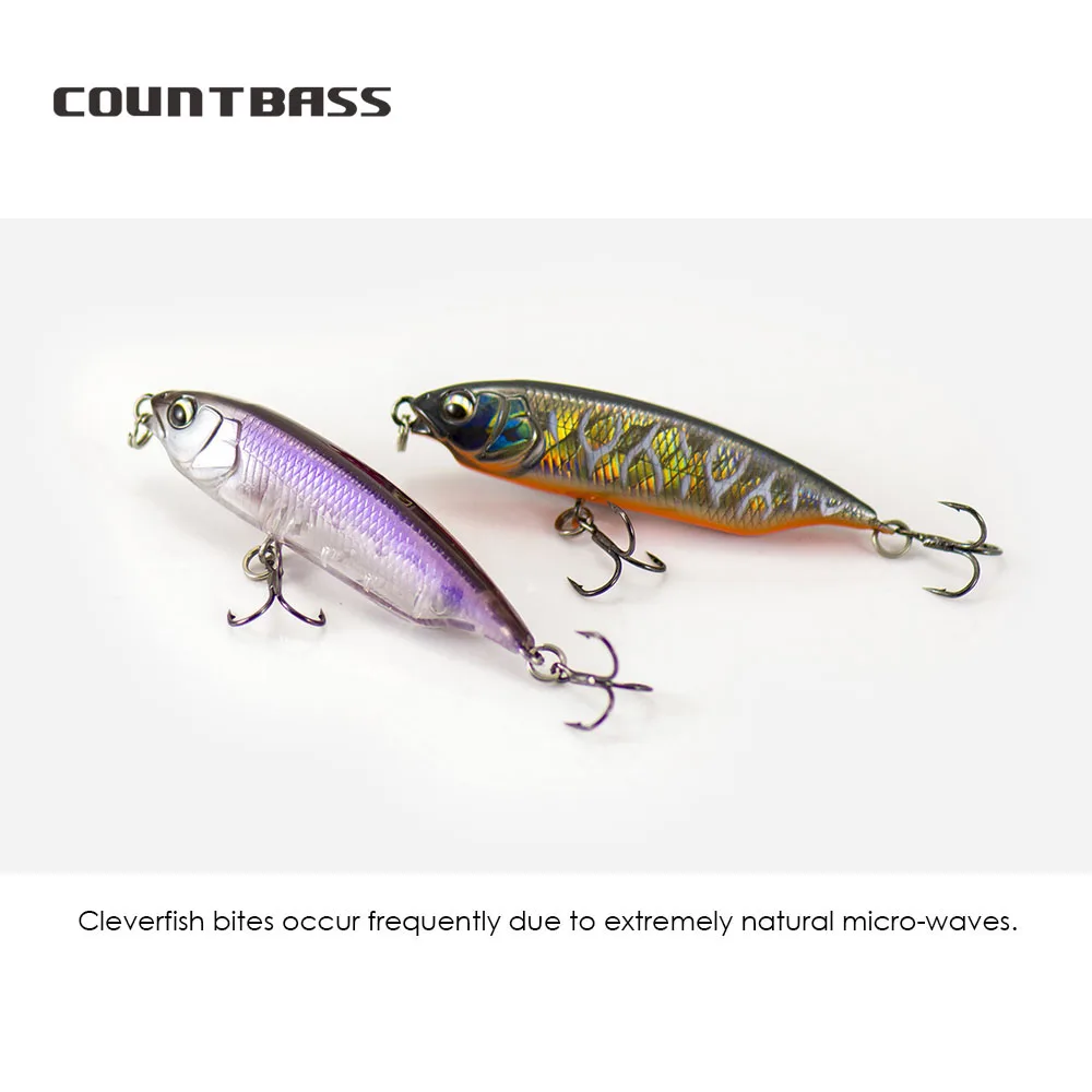 COUNTBASS Wobbler lápiz flotante Topwater – Señuelo duro para lucio