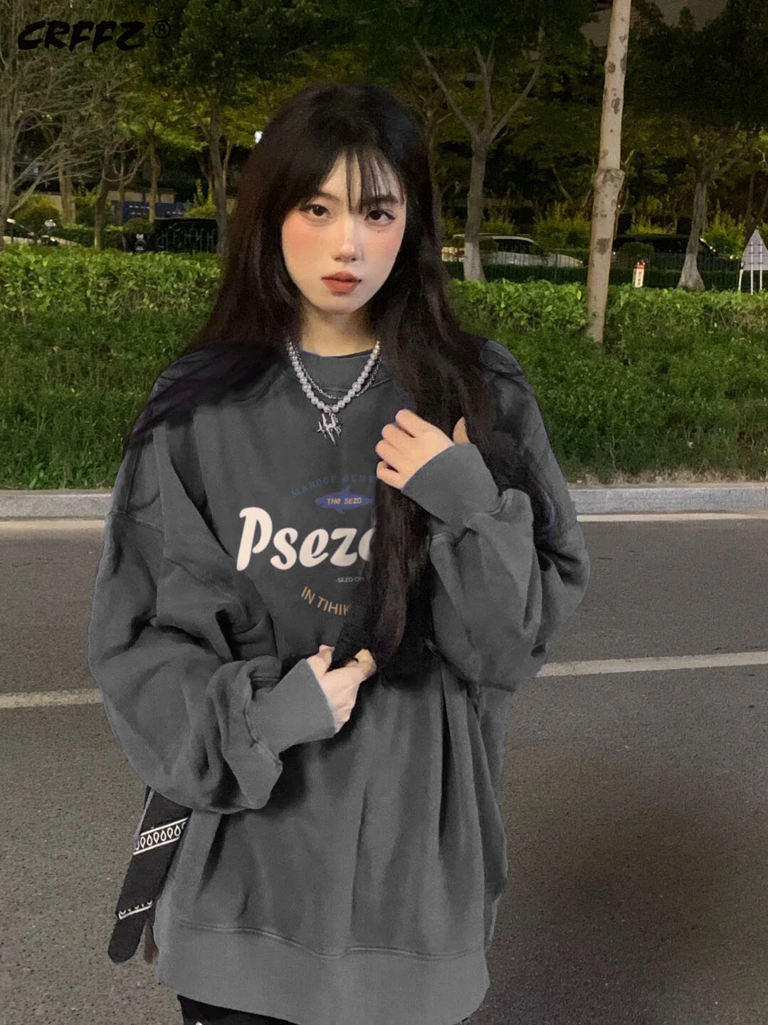 

Female Sweatshirts Women All-Season Light Beautiful Moletom Corduroy Temperament Splice Relaxed Liner Styles Korean-Style Y2K