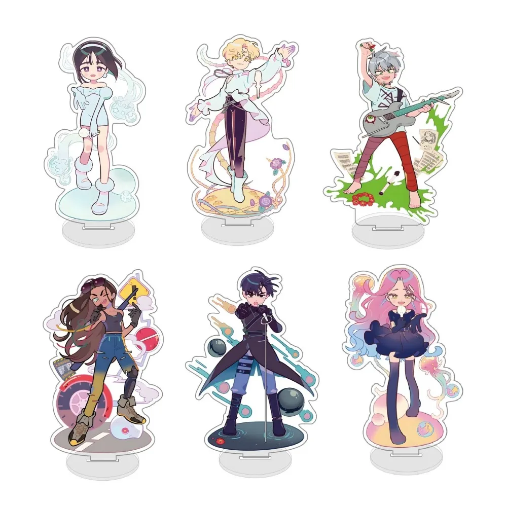 

Diy Creative Cartoons Acrylic Keychain Anime Peripheral Alien Stage Mizi Till Girl Cartoons Backpack Pendant Friend Holiday Gift