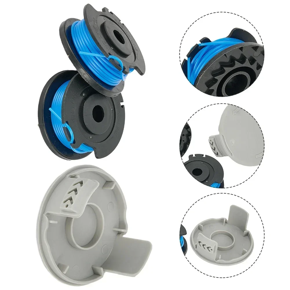 Grama Trimmer Spool e Linha Capa Kit, Jardim Acessórios Trimmer, Trimmer Cap Cover, Karcher LTR 18-30, RY124 2.444-016.0