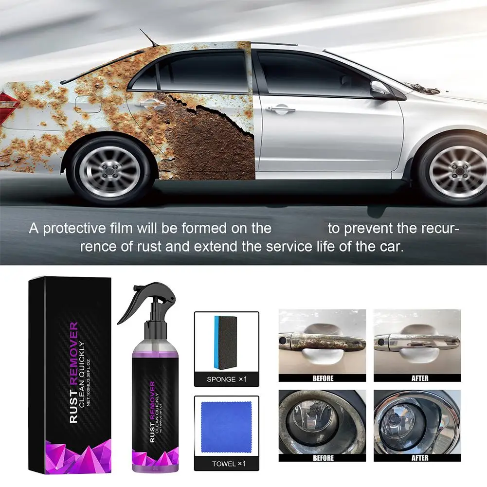 30 مللي الطلاء مانع الصدأ الطلاء مزيل صدأ إزالة الصدأ الصدأ سيارة رذاذ الصدأ عجلة الملحقات إزالة رذاذ محور سيارة سيارة ريمو R3Q7 #3